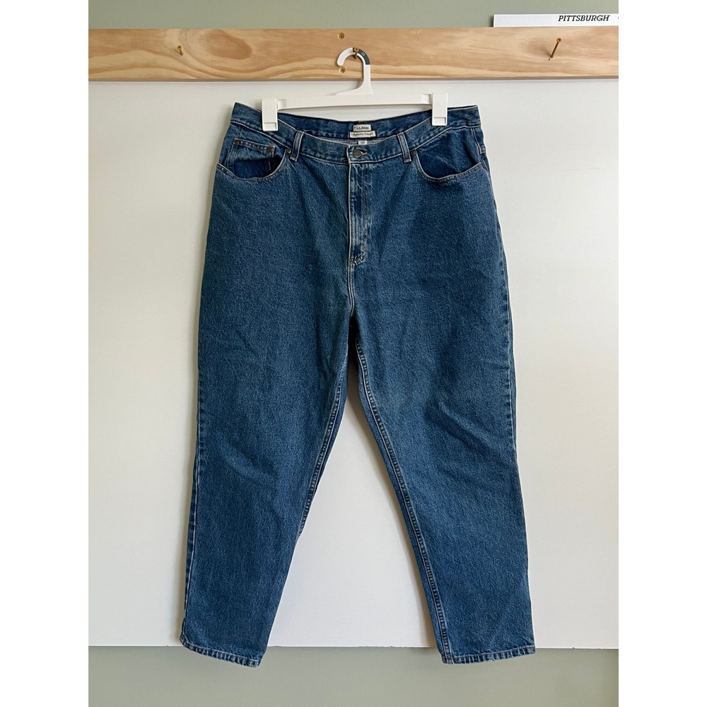 L.L. Bean Straight Leg Jeans‎ Medium Wash Women Size 18W